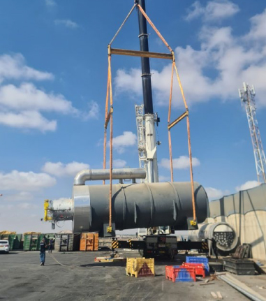 הקמת מערכת מחמצן טרמי קבוצת א-ת