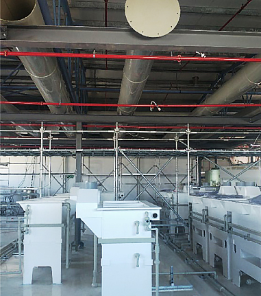 הקמת אולם ייצור הסרת ציפויים ממתכות בחומצה HF - קוואנטום קלין